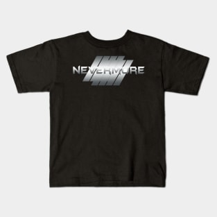 Metallic Illustration Nevermore Kids T-Shirt